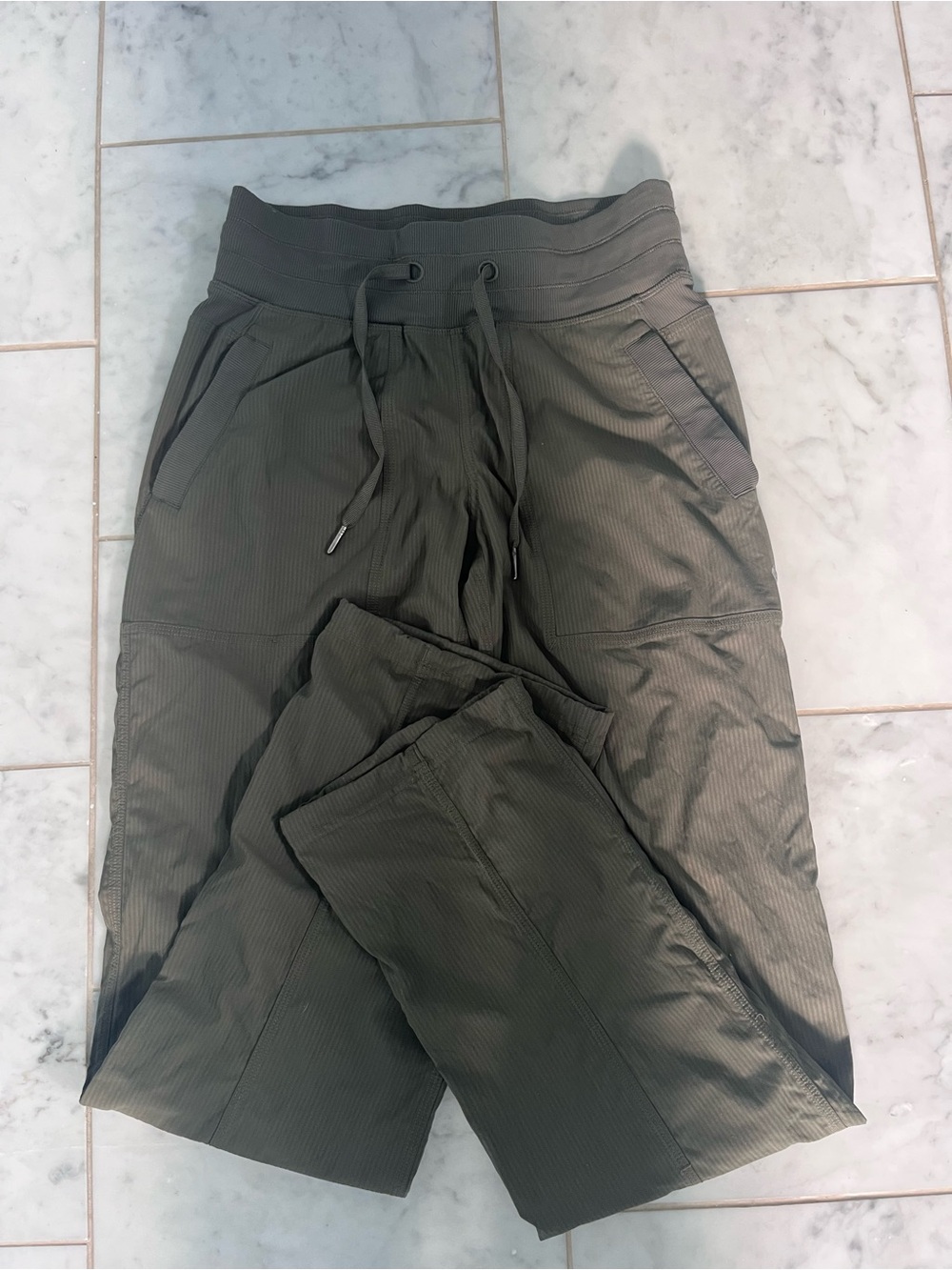 lululemon Olive green dance studio pants- worn only a few times!!!